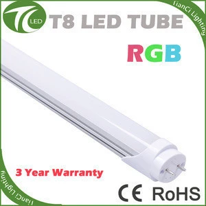 Latest new design 9w 600mm dimmable rgb t8 led tube