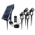 Import Led solar garden disk light IP67 waterproof solar lawn deck light warm white outdoor solar ground light for pathway from China