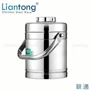 Liantong 1.2L 1.4L 1.6L 1.8L 2.0L stainless steel portable insulated thermal vacuum hot food warmer container bento box carrier