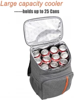 Lightweight insulated backpack drink holder wine bag coolers portable outdoor