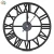 Import Living Room Large  Wall Art Decoration Modern Skeleton Black  Wall Clock from China