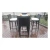 Import living room mini wicker bar furniture design bar stool set from China