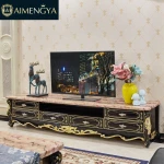 living room rubber wood furniture  tv stand