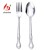 Import Low MOQ Cheap spoon and fork set stainless steel cutlery set from China