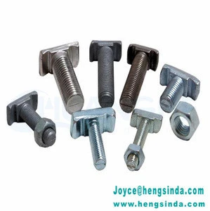 low price factory make t head bolt,stainless steel t bolt clamp,standard size t bolt fastenal