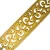 Import Luxury classic European design gold color hollow embroidery lace iron on from China