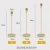 Import Luxury gold wedding decorative accessories home decor candle stick candle holder for party anniversaries event from China