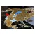 Import LUXURY Scratch Map Travelling World Scratching Off Globe World Map With Gold Foil from China
