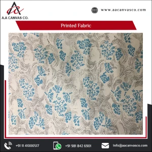 Made In India Printed Cotton Canvas Fabric at Wholesale Price