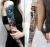 Import Male and Female Large Arm Sleeve Black Sexy Waterproof Temporary Tattoo Sticker Full Arm Big Skull Flower Tattoo Stickers from China