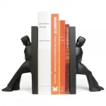 Male Black  decorative bookends