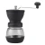 Import Manual Coffee Grinder with Conical Ceramic Burr-Hand Coffee Mill with Two Glass Jars, Adjustable Hand Brewing, Black from China