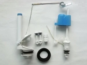 Manual single lever bath PP wc flush valve China water tank fitting