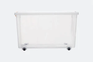 Manufacture factory waterproof transparent stackable container/plastic storage boxes