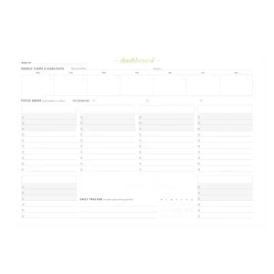 Manufacturer Custom Printed Tear Off Weekly Desk Planner Pad To Do List Notepad Dashboard Deskpad