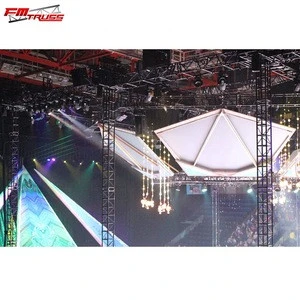 Manufacturer Professional Custom Tuv Certified Concert Stage 290mm Aluminum Stage Truss / Aluminum Truss Display
