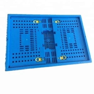 manufacturer Recycled low price Save space hardware electronics Plastic folding basket