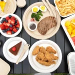 Manufacturer Sugarcane Bagasse Plates Cups Custom Logo Bio-degradable Bagasse Food Packaging Container