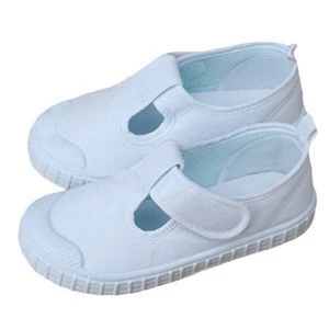 Manufacturer wholesale childrens shoes white canvas shoes students dance shoes