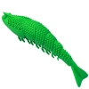 Manufacturer Wholesale OEM Custom Color Shrimp Shape Natural Rubber Interactive Cat Toothbrush Catnip Toys