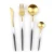 Import Manufacturers wholesale amzon hot sale 304 dinner fork spoon cutlery hotel  gold plated stainless steel cutlery flatware set from China