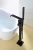 Import Matt Black Tub Filler Shower Mixer Bath Filler Freestanding Bathtub Faucet from China