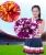 Import Matte and Metallic Plastic Cheerleading Pom Poms with Handle for Girl Boy School Sports Dance Team Spirit Cheer from China