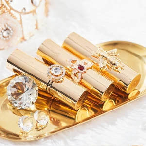 Melason Wholesale Waterproof Cruelty Free High Quality New Gold Velvet Matte Lipstick Tube Packaging Private Label
