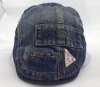 Men / Ladies Vintage Duckbill Ivy Cap Casual Denim Hat With fabric patch