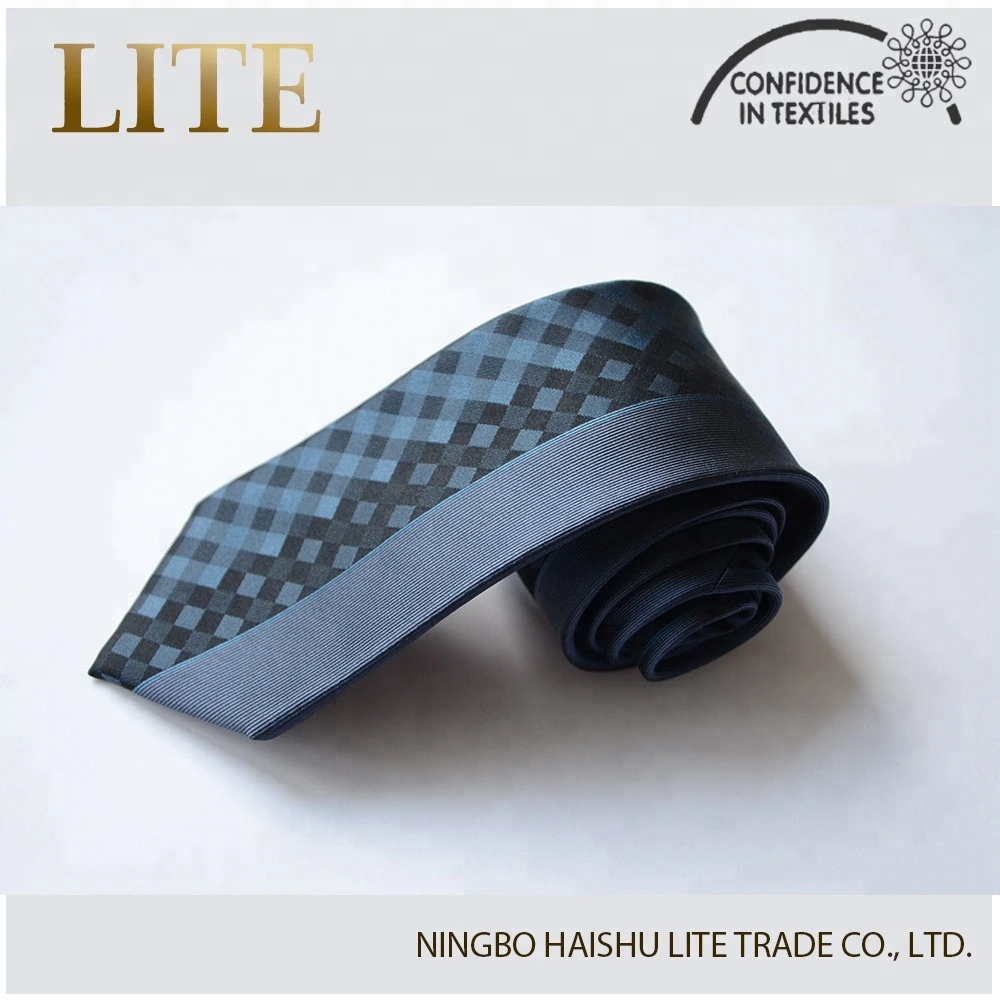 Mens silk fabric necktie handmade jacquard business skinny ties