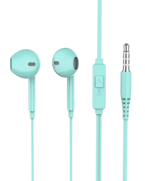 MICCELL In ear wearing stereo earphones noise cancelling earphone with mic wholesale wired earphone accessories