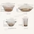 Import Microwave Oven Heat Resistant Binaural Bowl Fruit Salad Rice Bowl Deep Dish Water Cup Glass Dinnerware Set from China