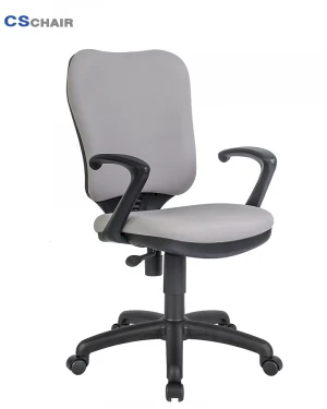 Mid-back Fabric Office Chair with Fixed Arms