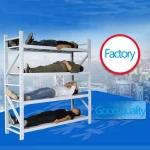 Mingju Manufacture Factory 200KG Per layer Powder Coated Metal Light Duty Warehouse Storage Rack Shelf