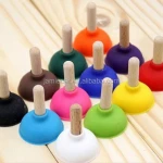 Mini plunger smartphone holder stand