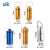 Import Mini Portable Waterproof Aluminum  Pill Box Holder Storage Case Colorful With O Ring Swivel Hook Carabiner Clip from China