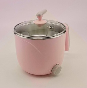 mini pot /electric stainless steel food cooking pot /multi function noodle hotpot/1.5 2.0L