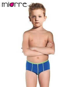 Miorre OEM Wholesale New Fashion 2017 Kid&#039;s Underwear Modal/Cotton Boy Boxer Brief 3 Pack
