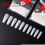Miyoca Hot-Selling Christmas For Extra Long Edge Tips Nail Stickers 2020  Clear Nails Press On Artificial Fingernails