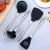 Import MKS amazon hot sale food grade silicone Kitchenware 6 Piece set Stainless Steel Kitchen Utensil Set cookware from China