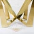 Import Modern Bostra Irregular Mirror Table Golden with White Dining Table Base Frame For Wedding Events Decoration from China