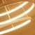 Import Modern chandeliers & pendant lights LED 3 ring adjustable indoor lighting DIY shape hanging light from China