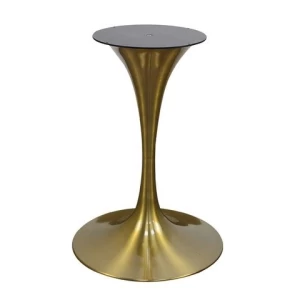 Modern Design Furniture Gold Color marble  Dining Table coffee shop metal leg  Hotel Stainless Steel Table Base Tulip table leg