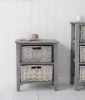 Modern Furniture Living Room Wicker Storage Bathroom Wooden Cabinet