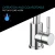 Import Modern polished skin single hole handle stainless steel 304 kitchen faucet water mixer tap from China