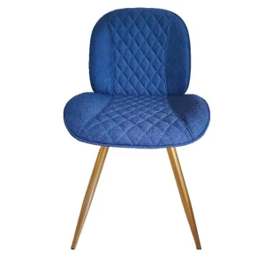 Modern Style Restaurant Upholstered Fabric Back Dining Chair