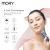 Mory electric facial hair remover cordless ladies shaving machine portable face electric mini waterproof woman shaver