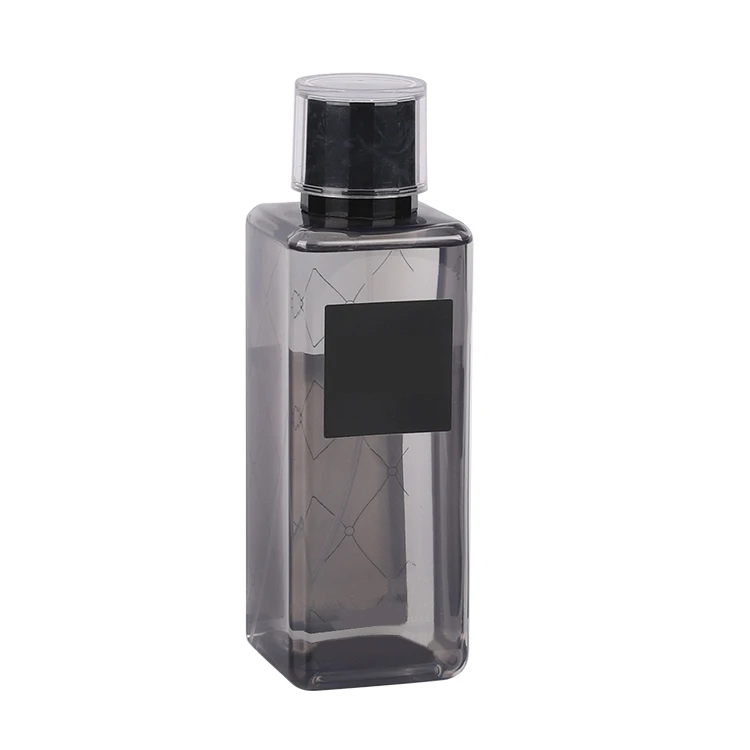 Most popular luxury design high senior black translucent 250 ml large capacity glass perfume bottle spray
