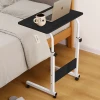 Movable bed computer desk table with wheel