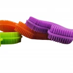 Multi-fuction Heat Resisting Silicone Dish Scrubber Kitchen Cleaning Wash Brush Silicon Sponge Scrubber